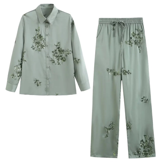 Women's Embroidered Set