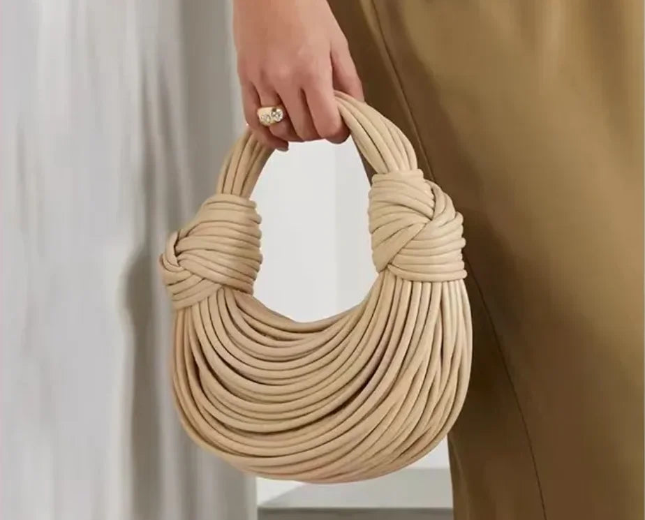 Luxury Gold Handwoven Bag