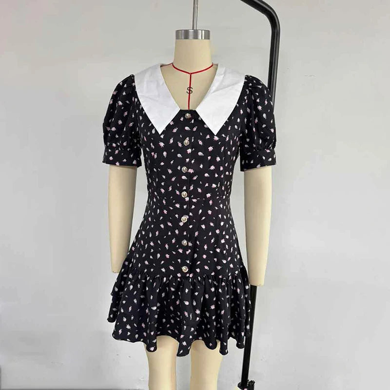 Tornova Puff Sleeve Dress
