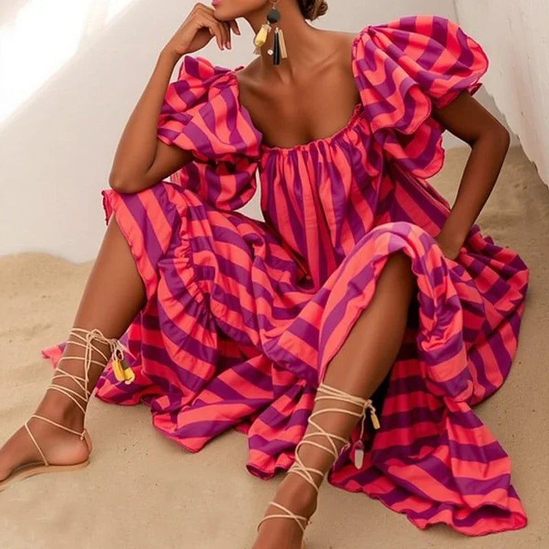Striped Maxi Dress