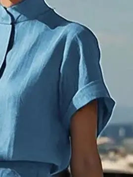 Krisstarsgirls Cotton Linen Top