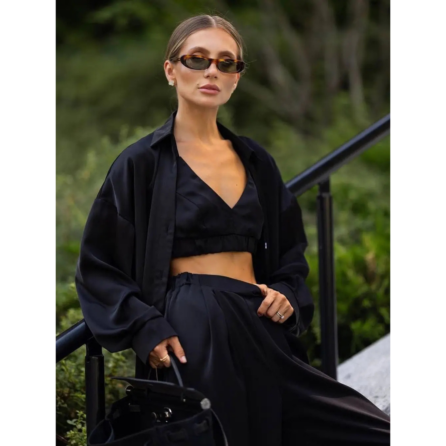 Silk 3-Piece Outfit Set