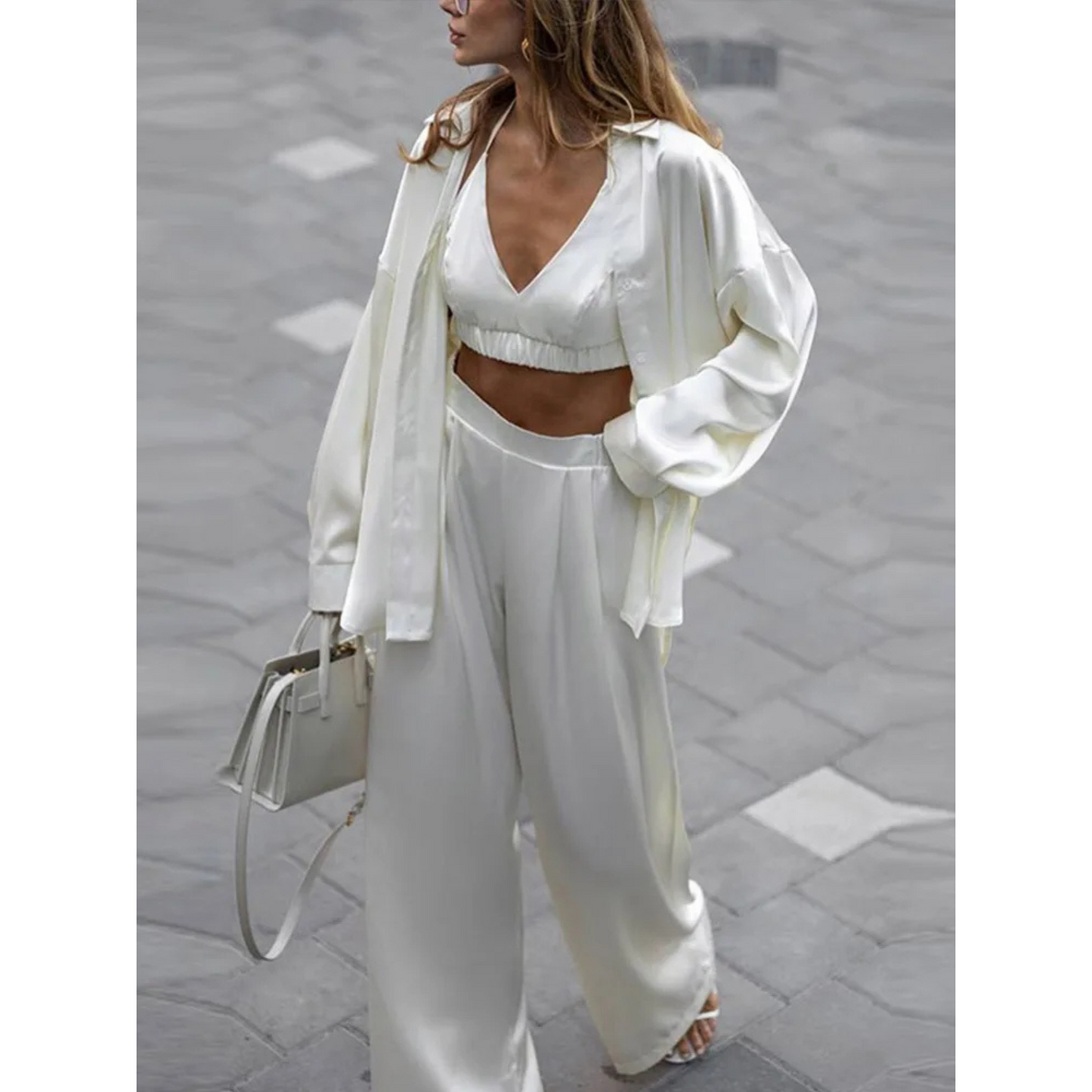 Silk 3-Piece Outfit Set