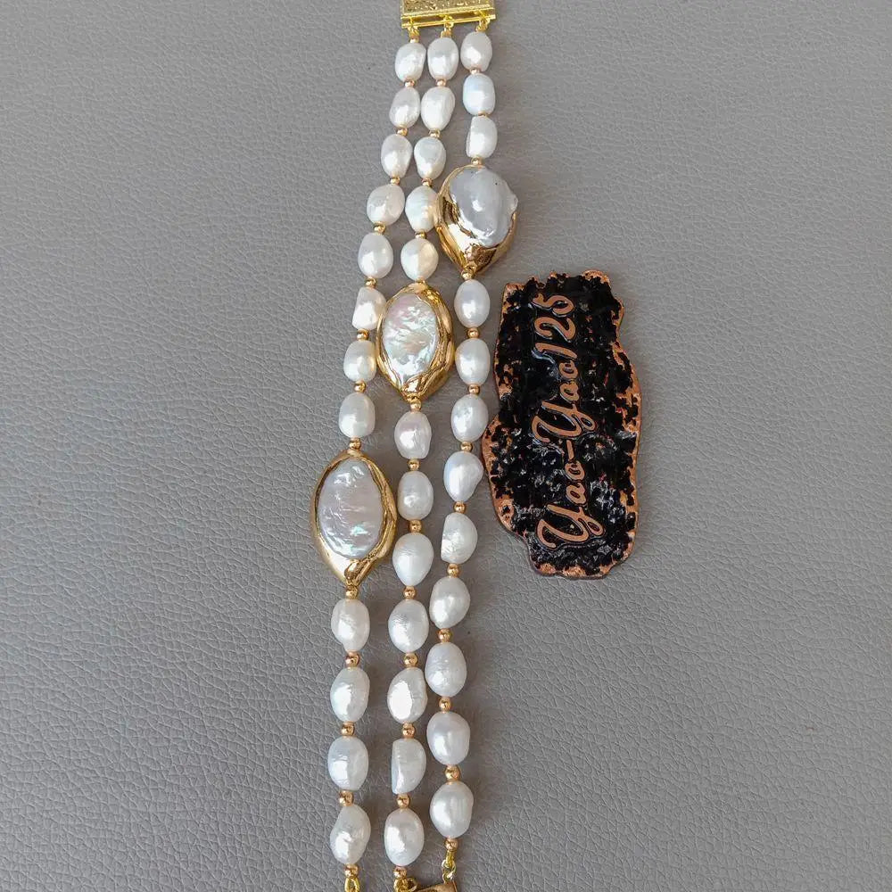 Classic Pearl Wedding Bracelet