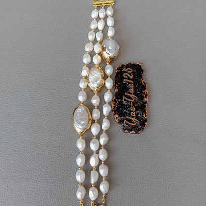 Classic Pearl Wedding Bracelet