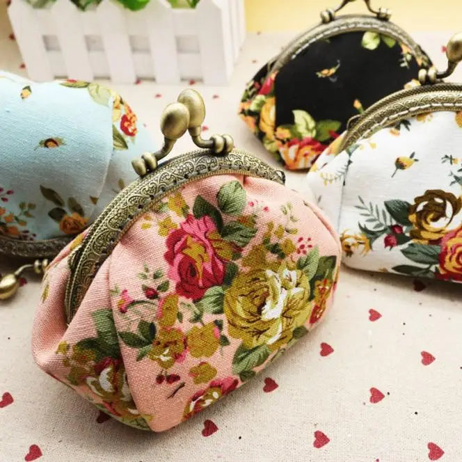 Mini Vintage Flower Purse