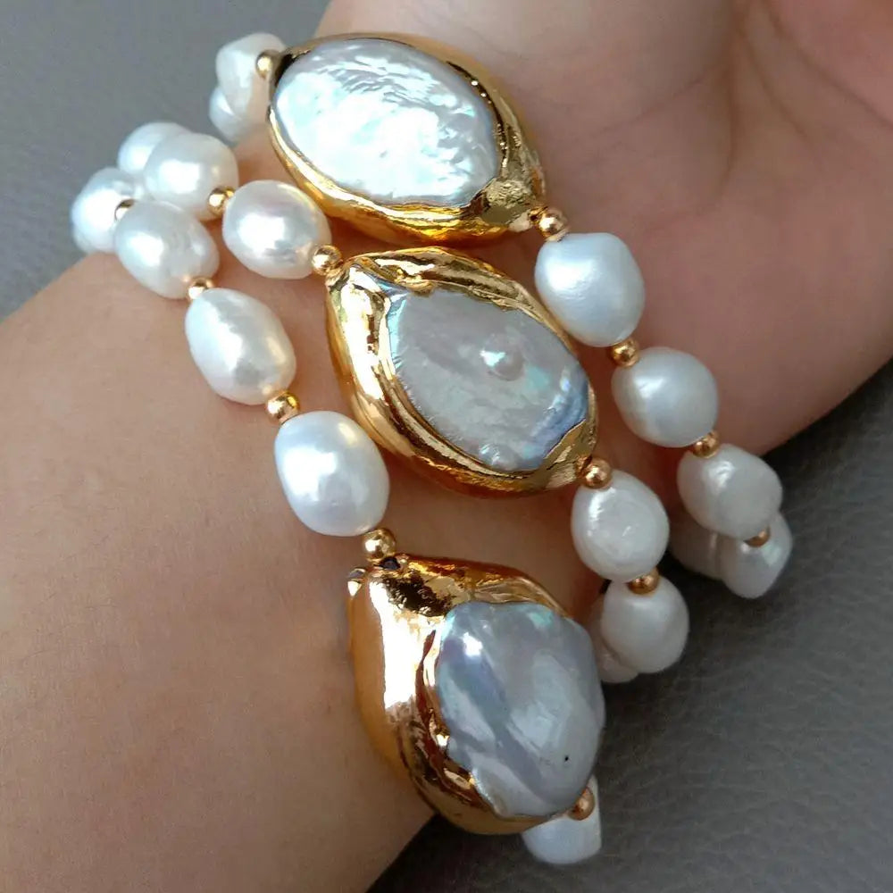 Classic Pearl Wedding Bracelet