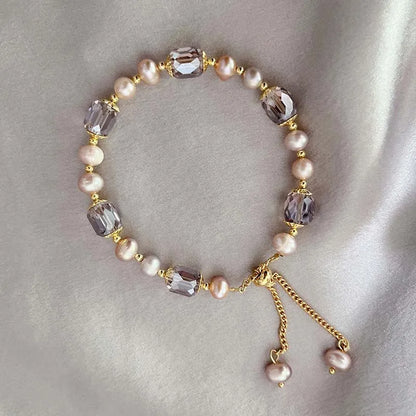 Vintage Pearl Chain Bracelet