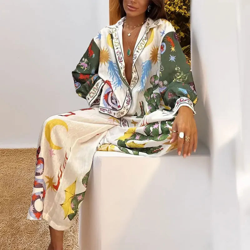 Women's Floral Suit Set