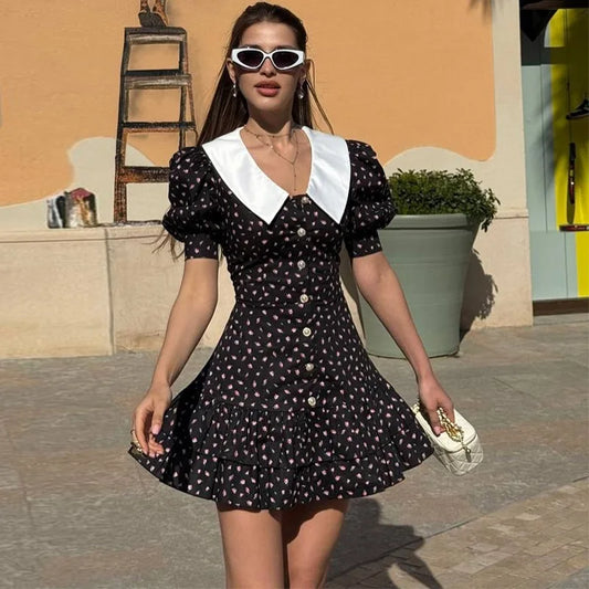 Tornova Puff Sleeve Dress