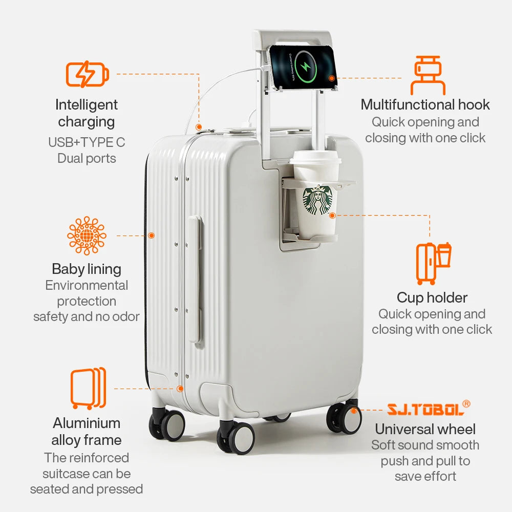 Mixi - Aluminum Frame Suitcase