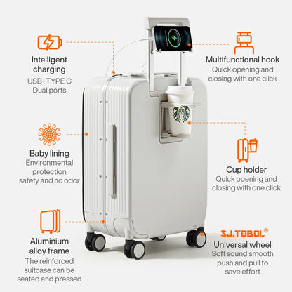 Mixi - Aluminum Frame Suitcase