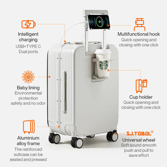 Mixi - Aluminum Frame Suitcase