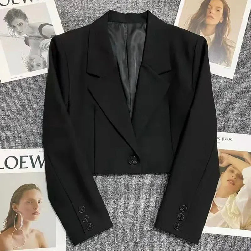 Trendy Cropped Blazer