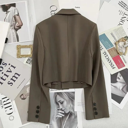 Trendy Cropped Blazer