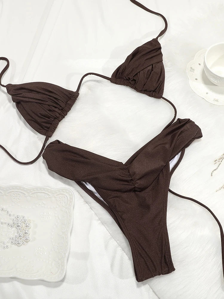 Sexy Folds Micro Bikini