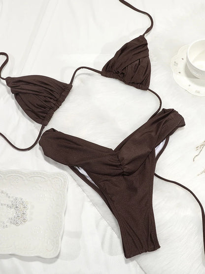 Sexy Folds Micro Bikini