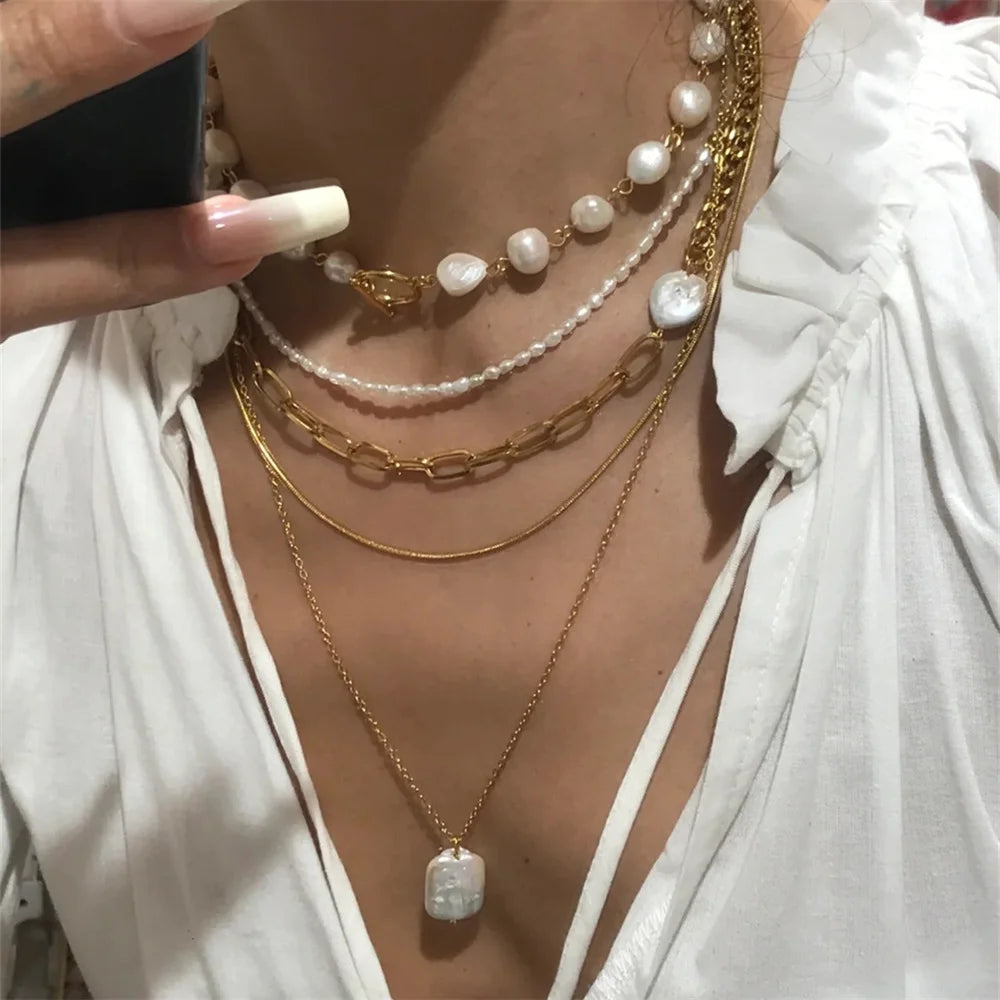 Vintage Multi-Level Chain Jewelry