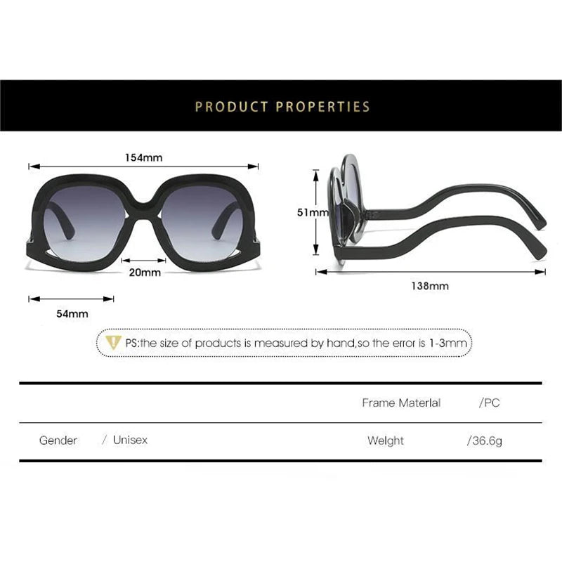 Oversized Vintage Designer Sunglasses
