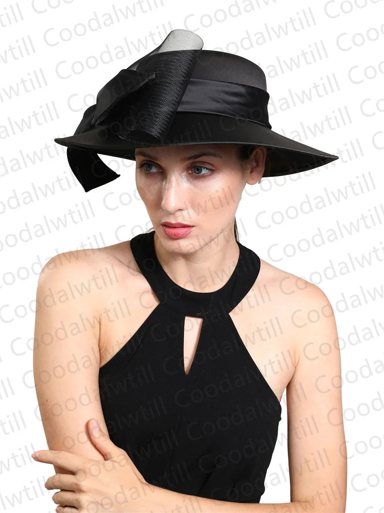 Women's Church Satin Fedora Hat