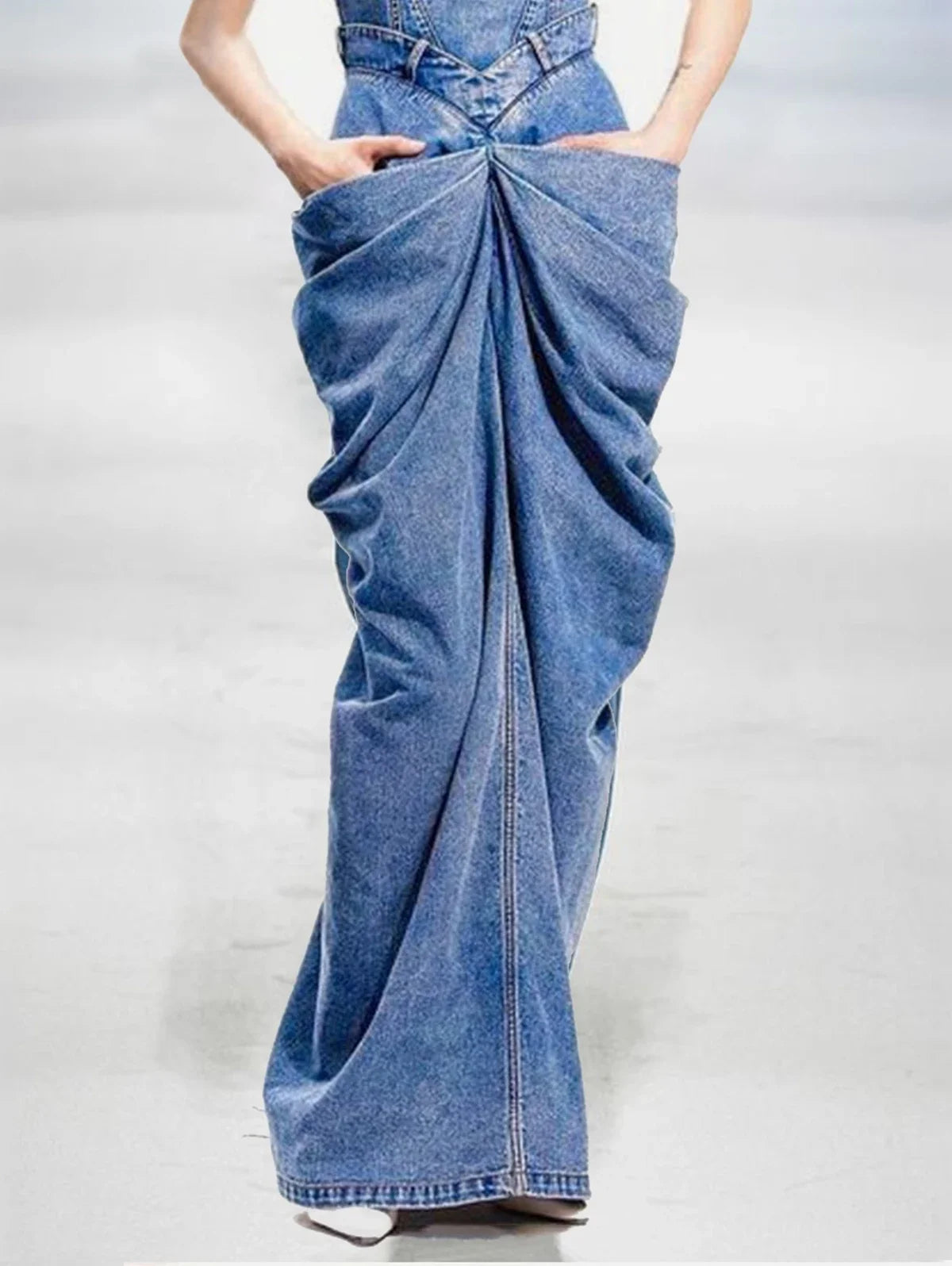 Denim Maxi Dress