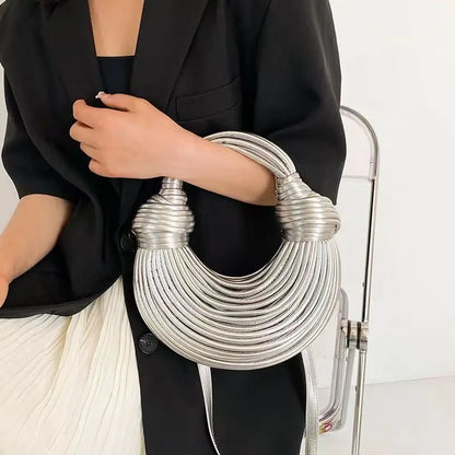 Luxury Gold Handwoven Bag