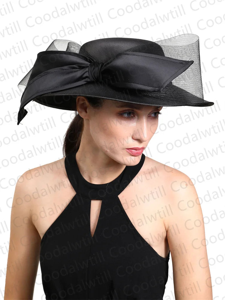 Women's Church Satin Fedora Hat