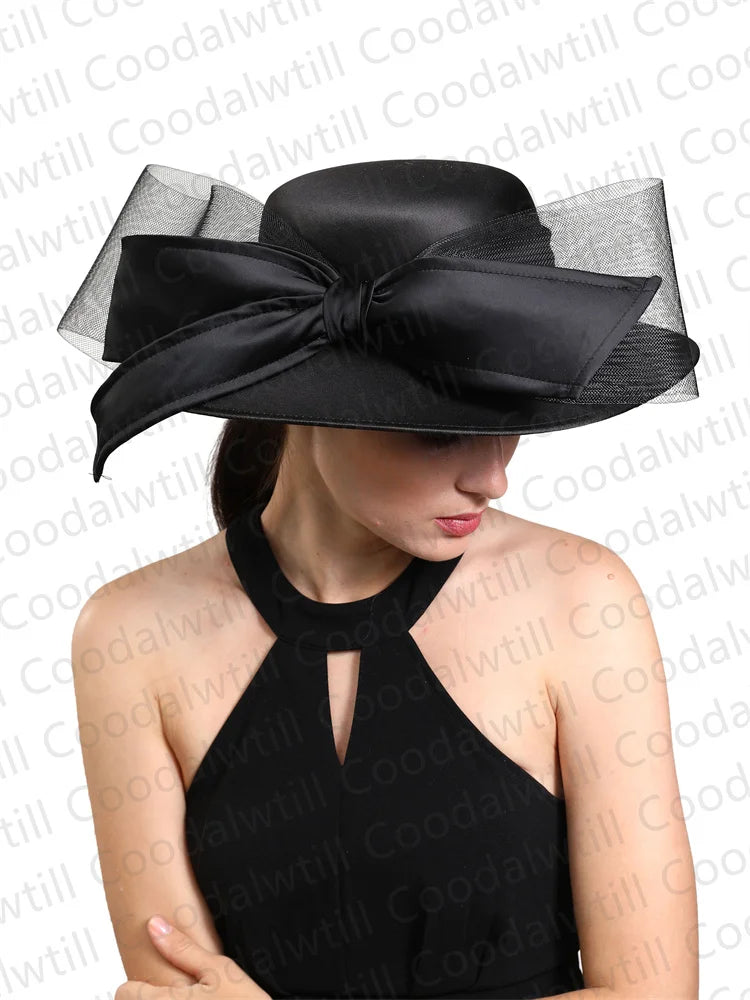 Women's Church Satin Fedora Hat