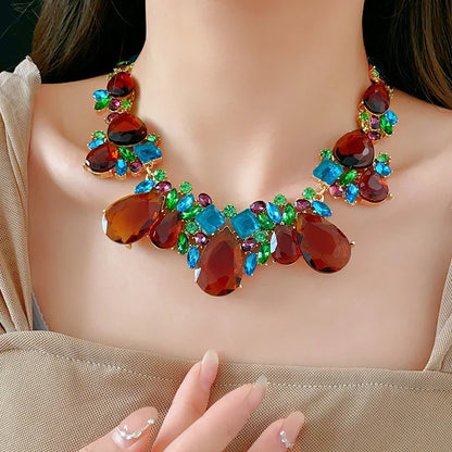 Exquisite Brown Zircon Necklace