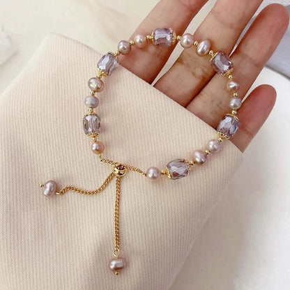 Vintage Pearl Chain Bracelet