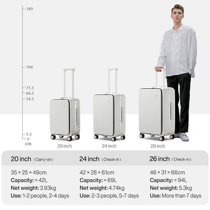 Mixi - Aluminum Frame Suitcase