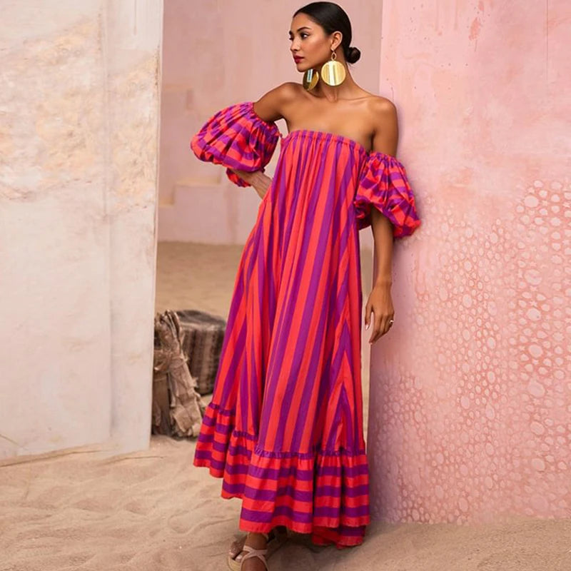 Striped Maxi Dress