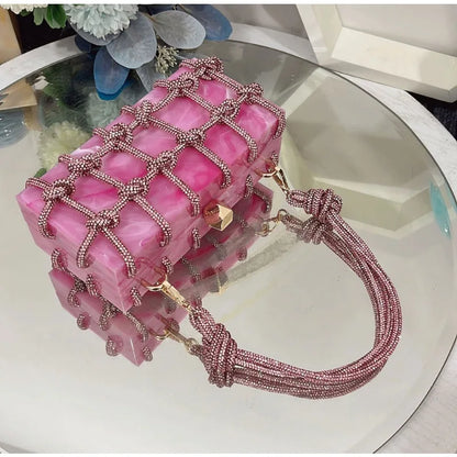 Luxury Diamond Clutch Bag