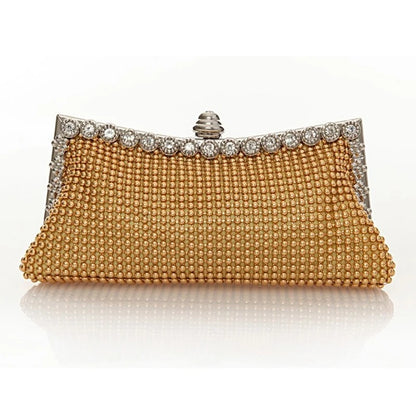 Evening Gold Clutch Bag