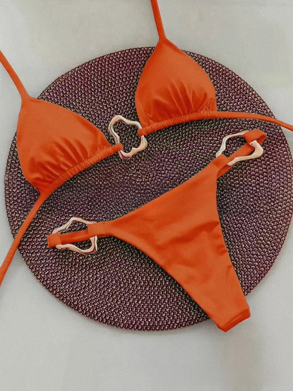 Sexy Lace-Up Bikini