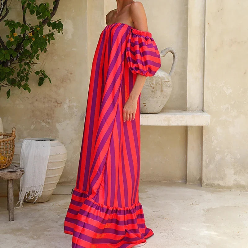 Striped Maxi Dress