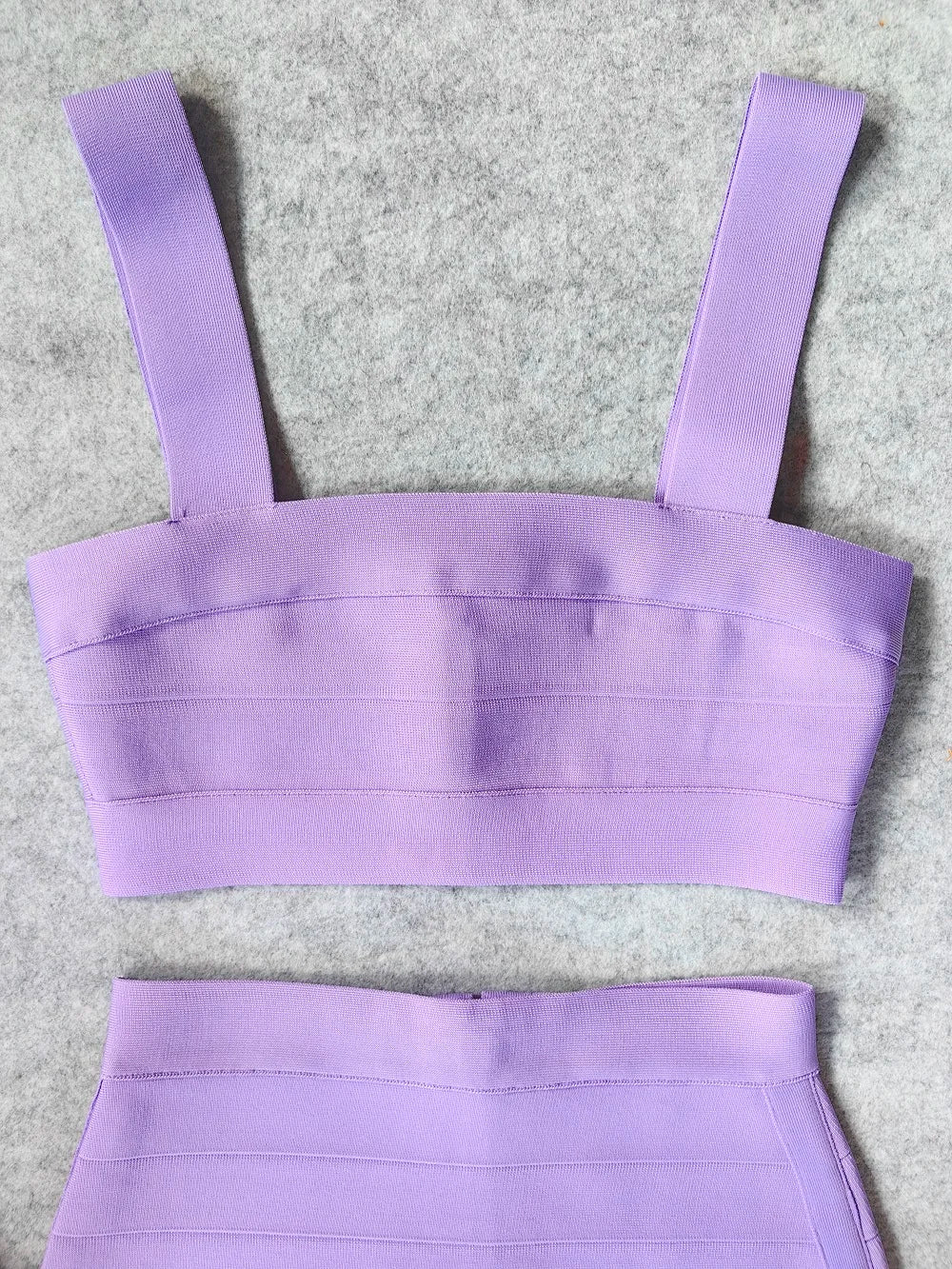 Fashion Bright Purple 2-Piece Set