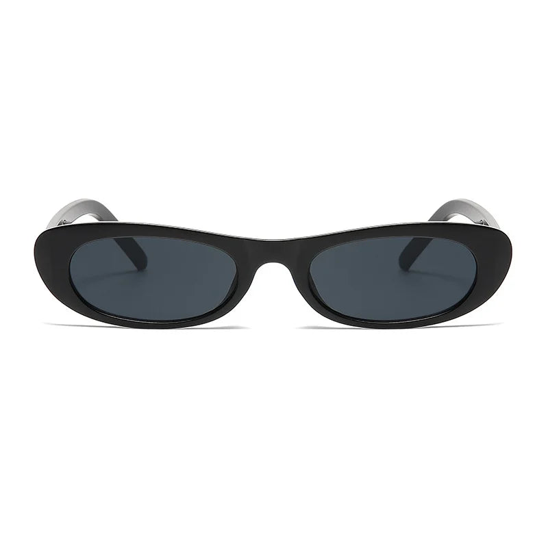 Trendy Oval Frame Sunglasses