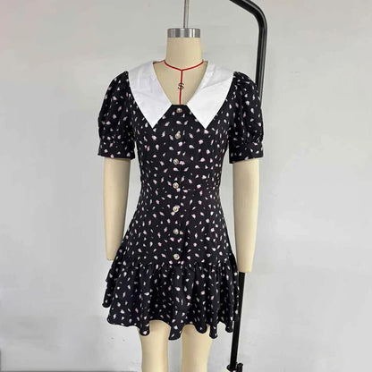 Tornova Puff Sleeve Dress