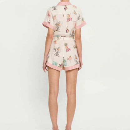 Casual Belted Summer Romper