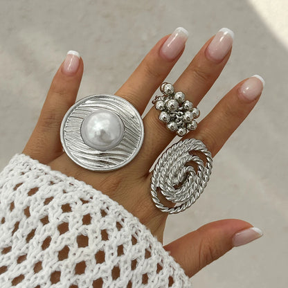 Unique Geometric Finger Ring