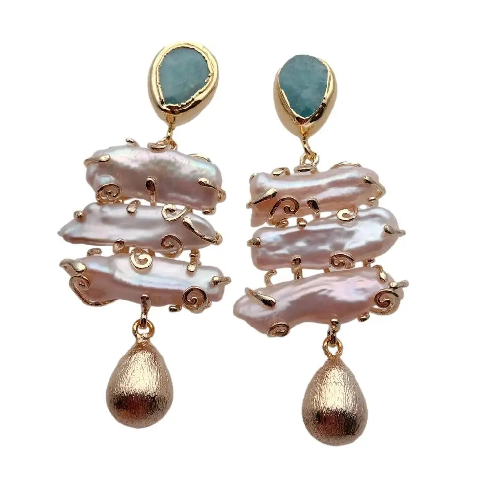 Trendy Freshwater Pearl Earrings