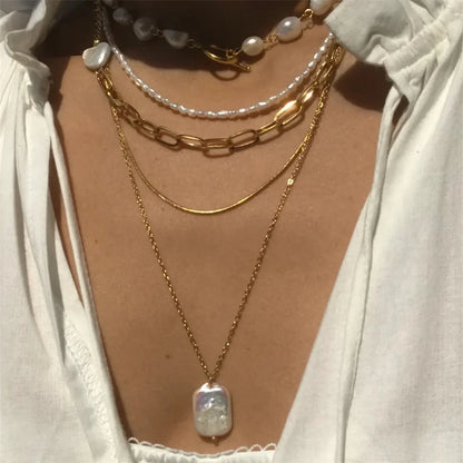 Vintage Multi-Level Chain Jewelry