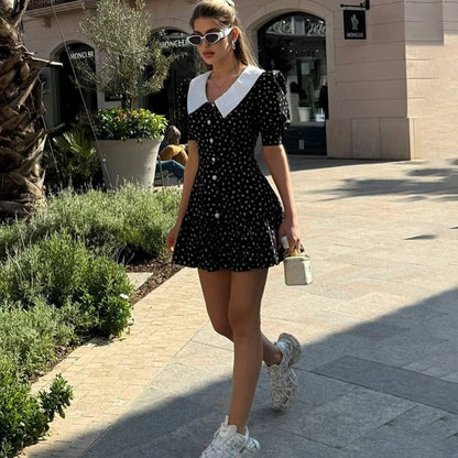 Tornova Puff Sleeve Dress