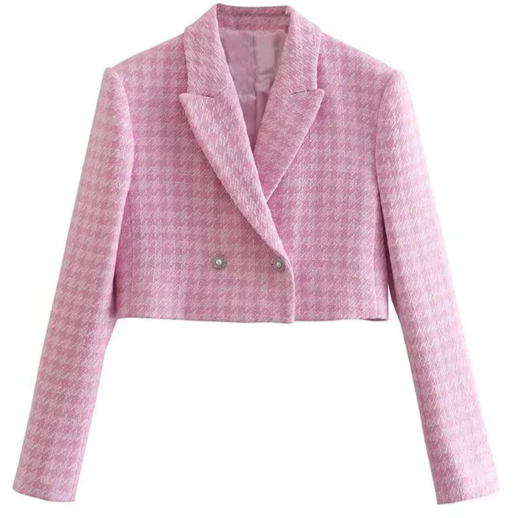 2 Piece Tweed Suit Set