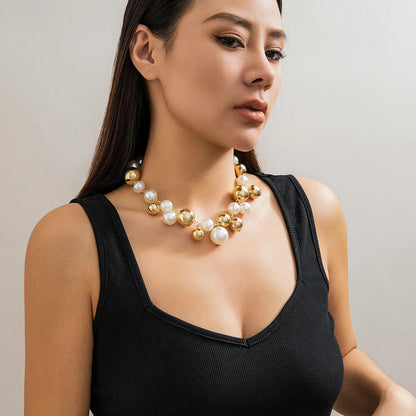 Statement Ball Chain Necklace