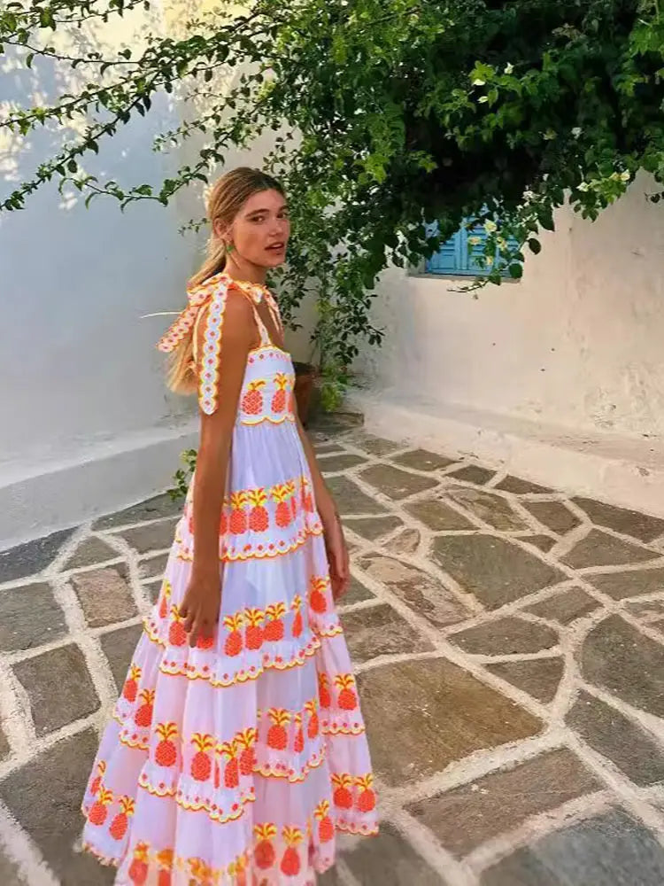 Halter Lace Up Dress