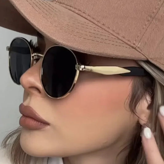 Vintage Round Metal Sunglasses