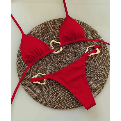 Sexy Lace-Up Bikini