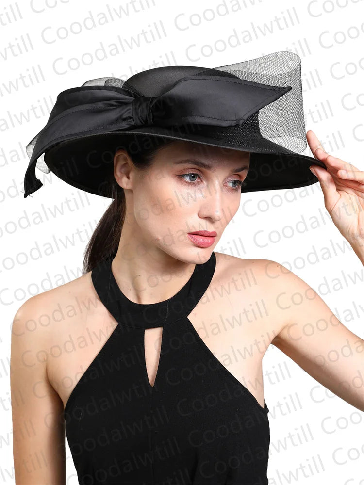 Women's Church Satin Fedora Hat